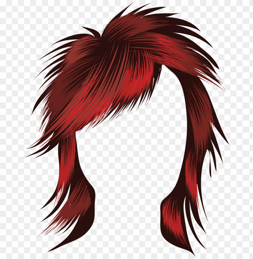 Detail Hair Vector Png Nomer 42