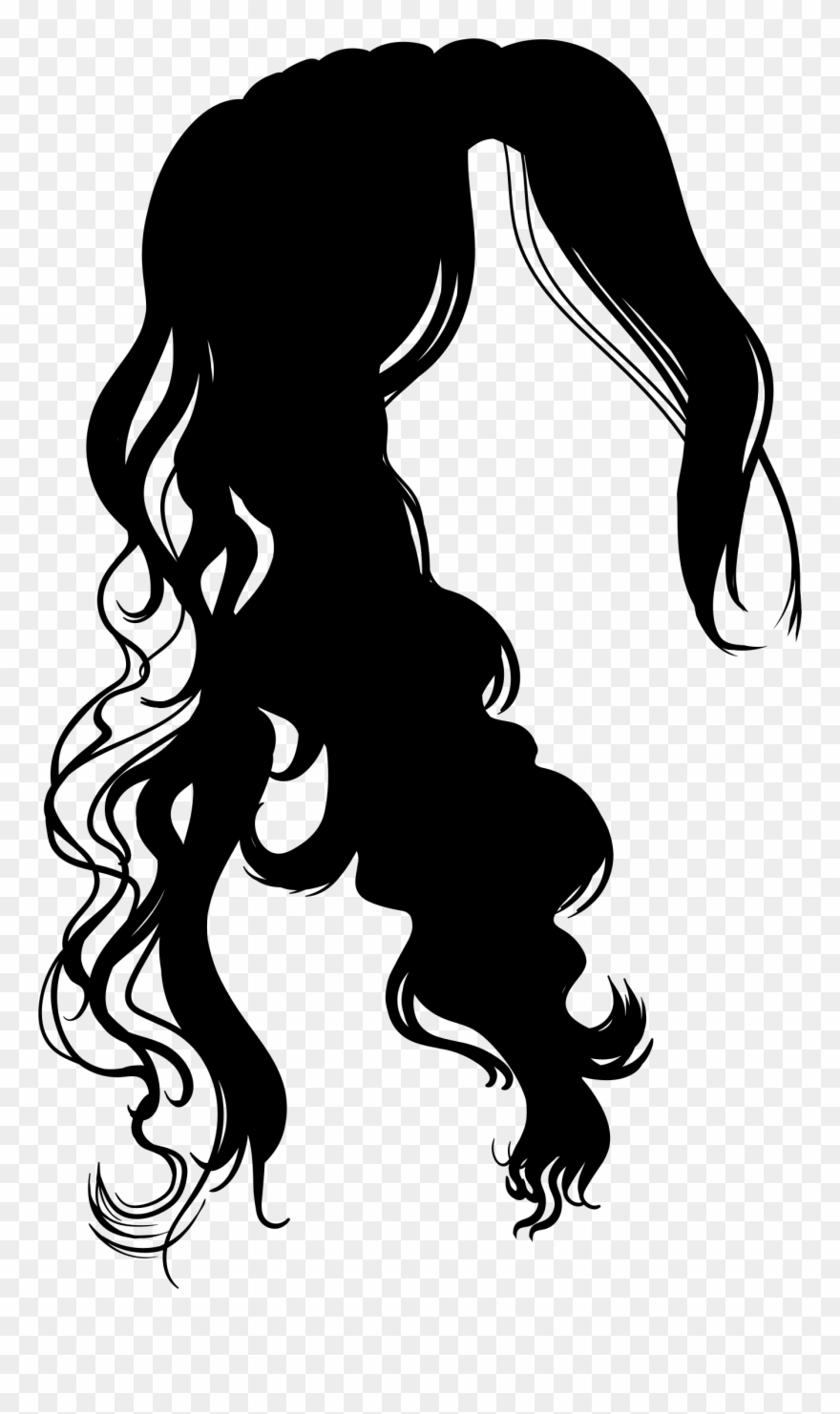 Detail Hair Vector Png Nomer 53