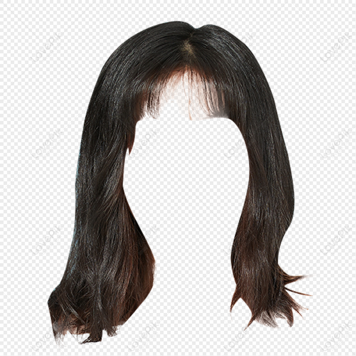 Detail Hair Wigs Png Nomer 42