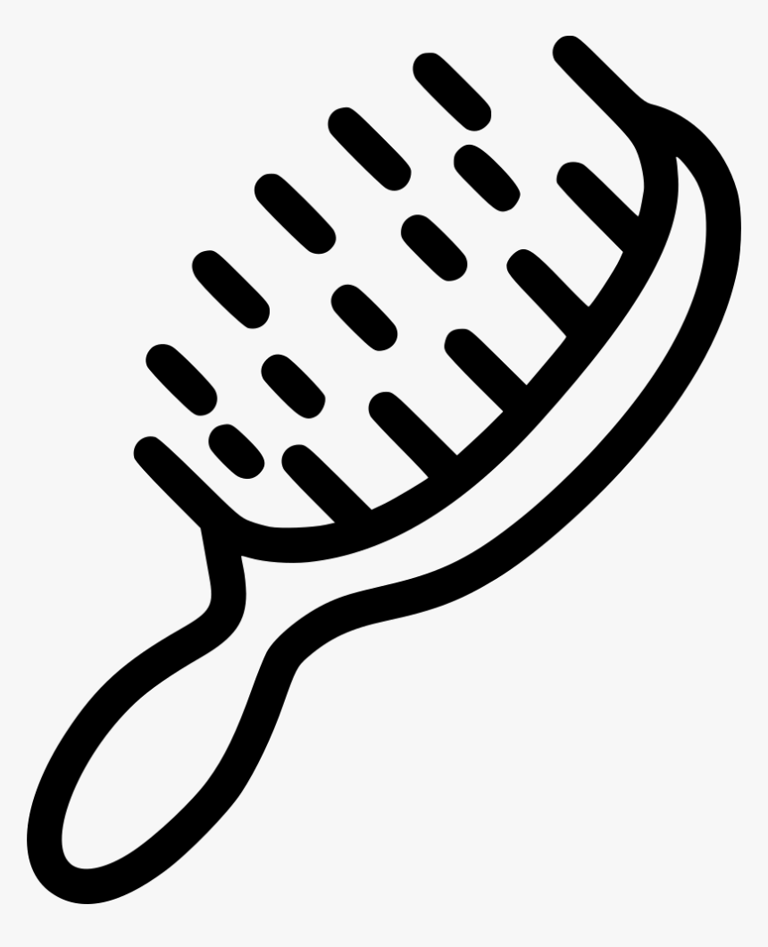 Detail Hairbrush Clipart Black And White Nomer 2