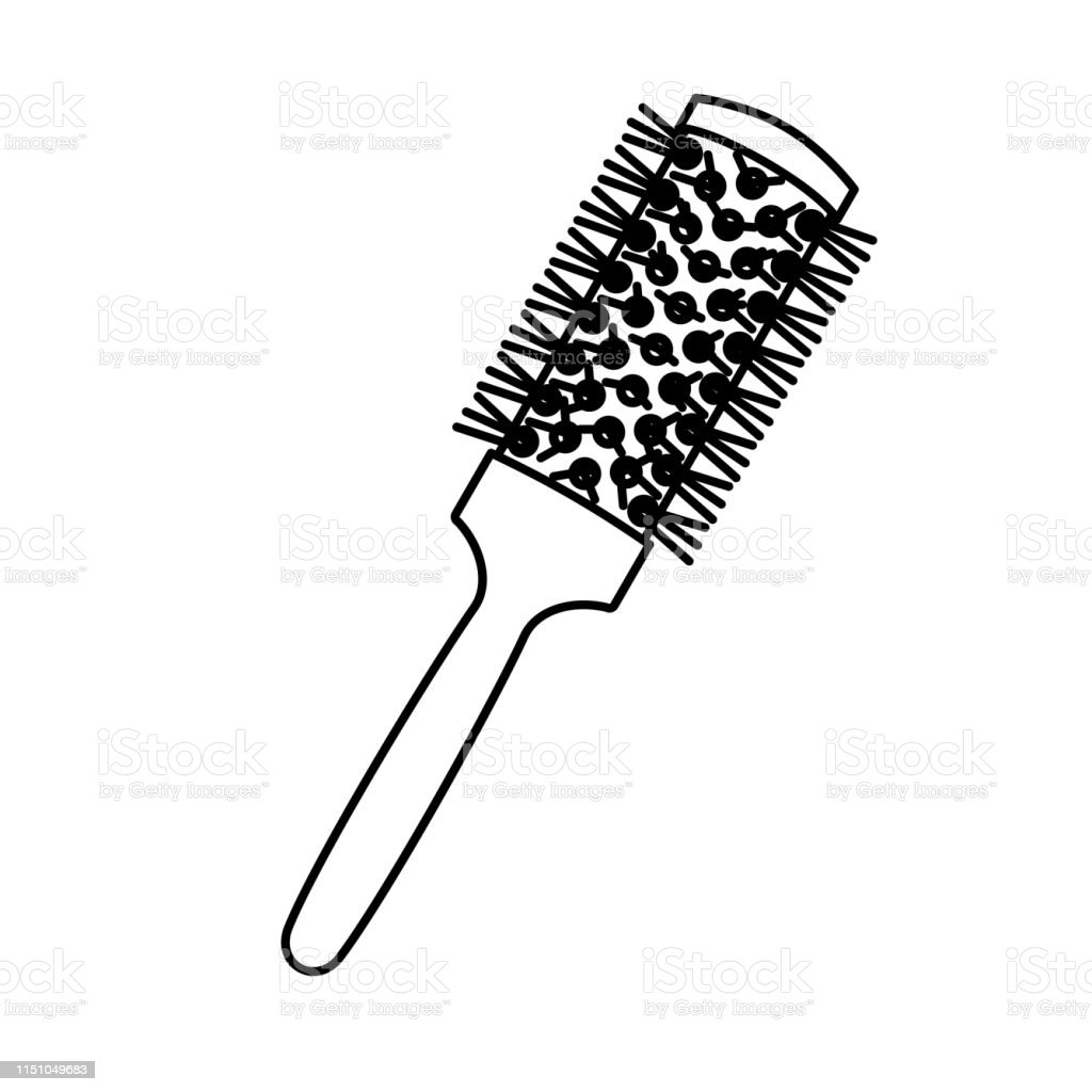 Detail Hairbrush Clipart Black And White Nomer 23