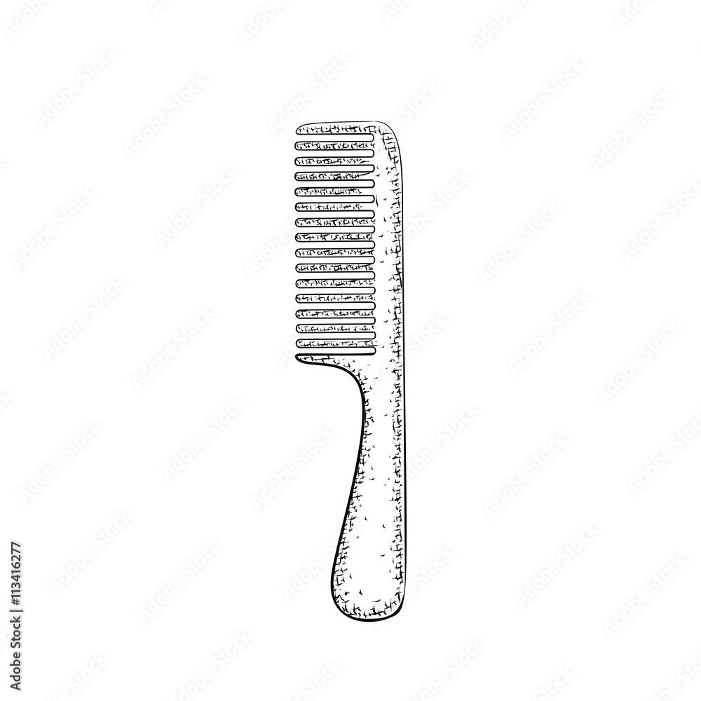 Detail Hairbrush Clipart Black And White Nomer 45
