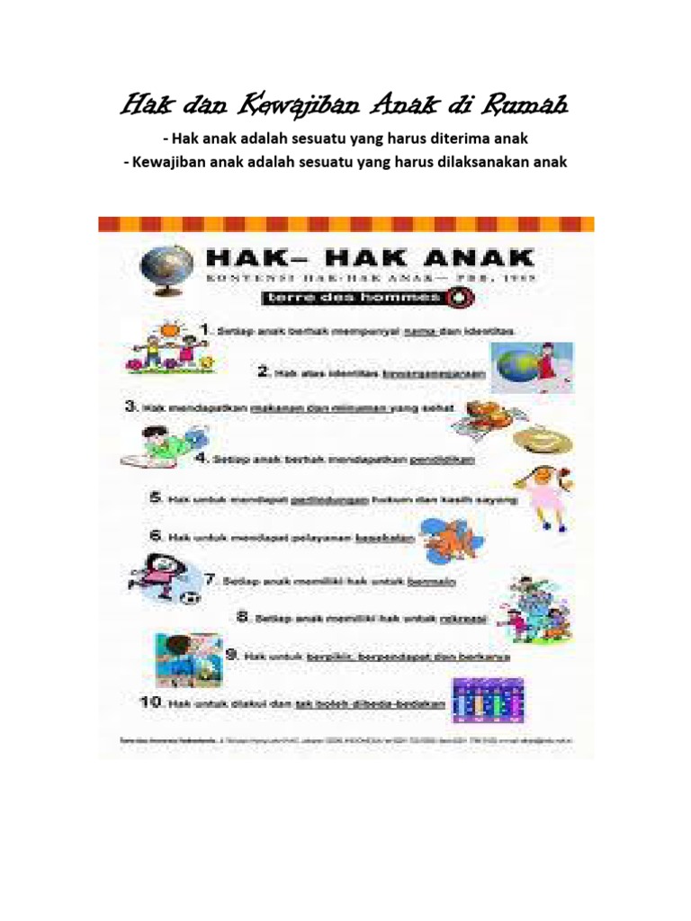 Detail Hak Anak Di Rumah Nomer 43