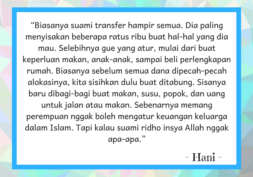 Hak Istri Dalam Keuangan Rumah Tangga - KibrisPDR