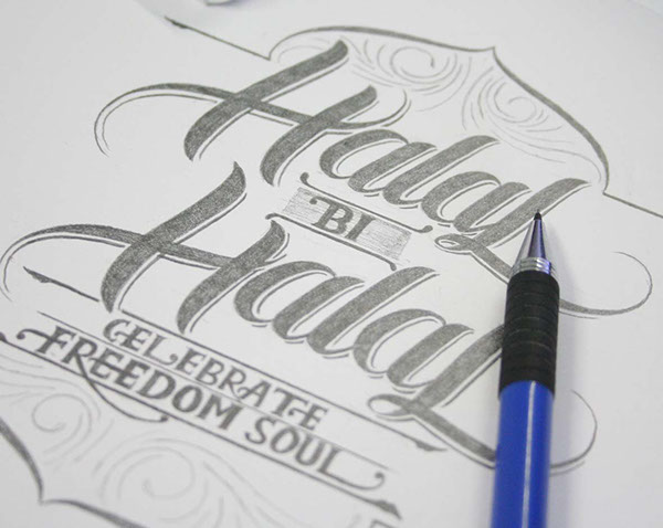 Detail Halal Bi Halal Font Nomer 32