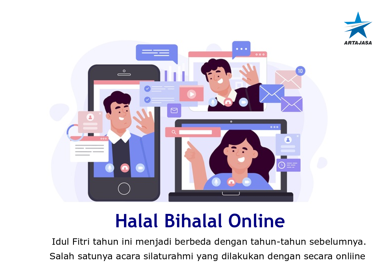 Detail Halal Bihalal Cartoon Nomer 28