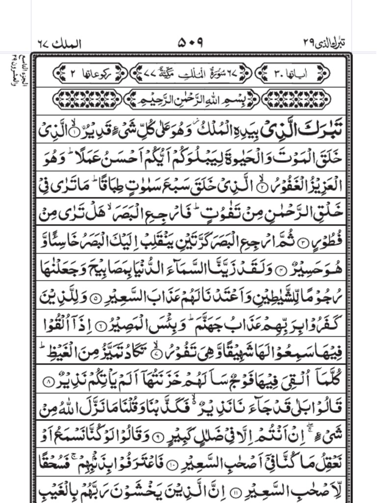 Detail Halaman Surat Al Mulk Nomer 15