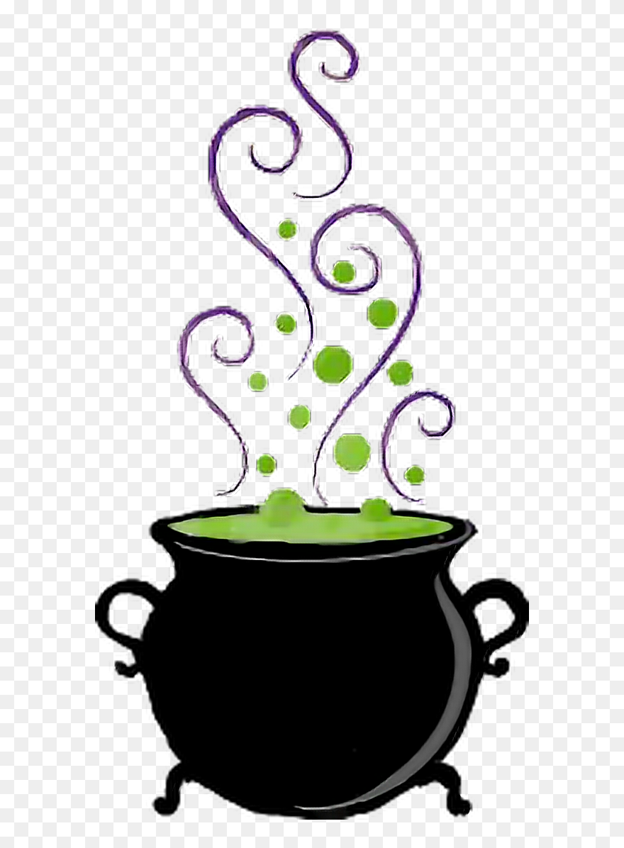 Detail Halloween Cauldron Clip Art Nomer 10