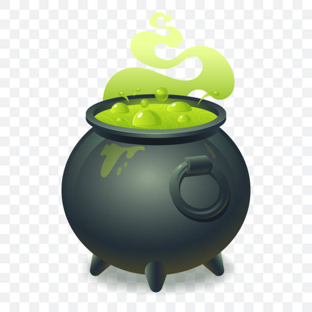 Detail Halloween Cauldron Clip Art Nomer 22