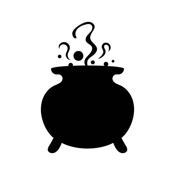 Detail Halloween Cauldron Clip Art Nomer 5