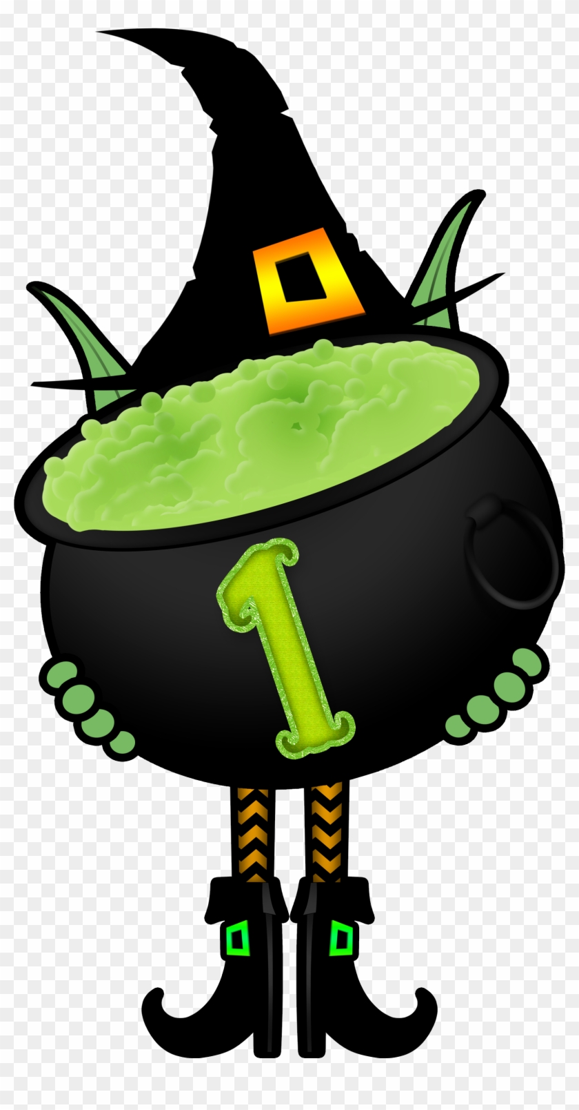 Detail Halloween Cauldron Clip Art Nomer 45