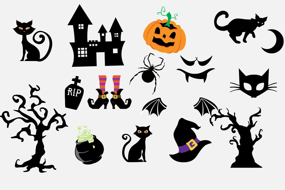 Detail Halloween Cliparts Nomer 9