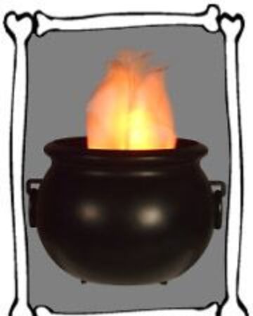 Halloween Flaming Cauldron - KibrisPDR
