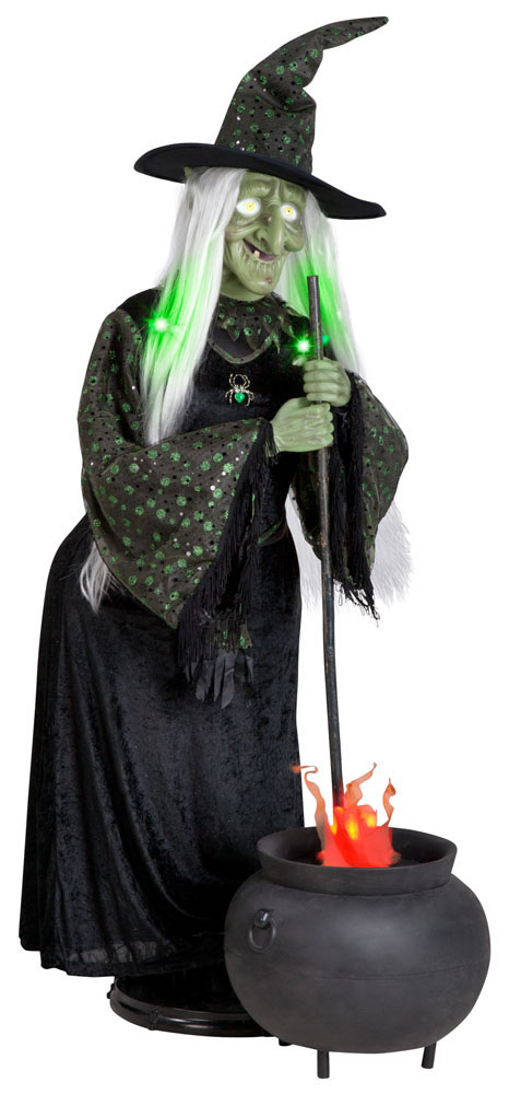 Detail Halloween Flaming Cauldron Nomer 11