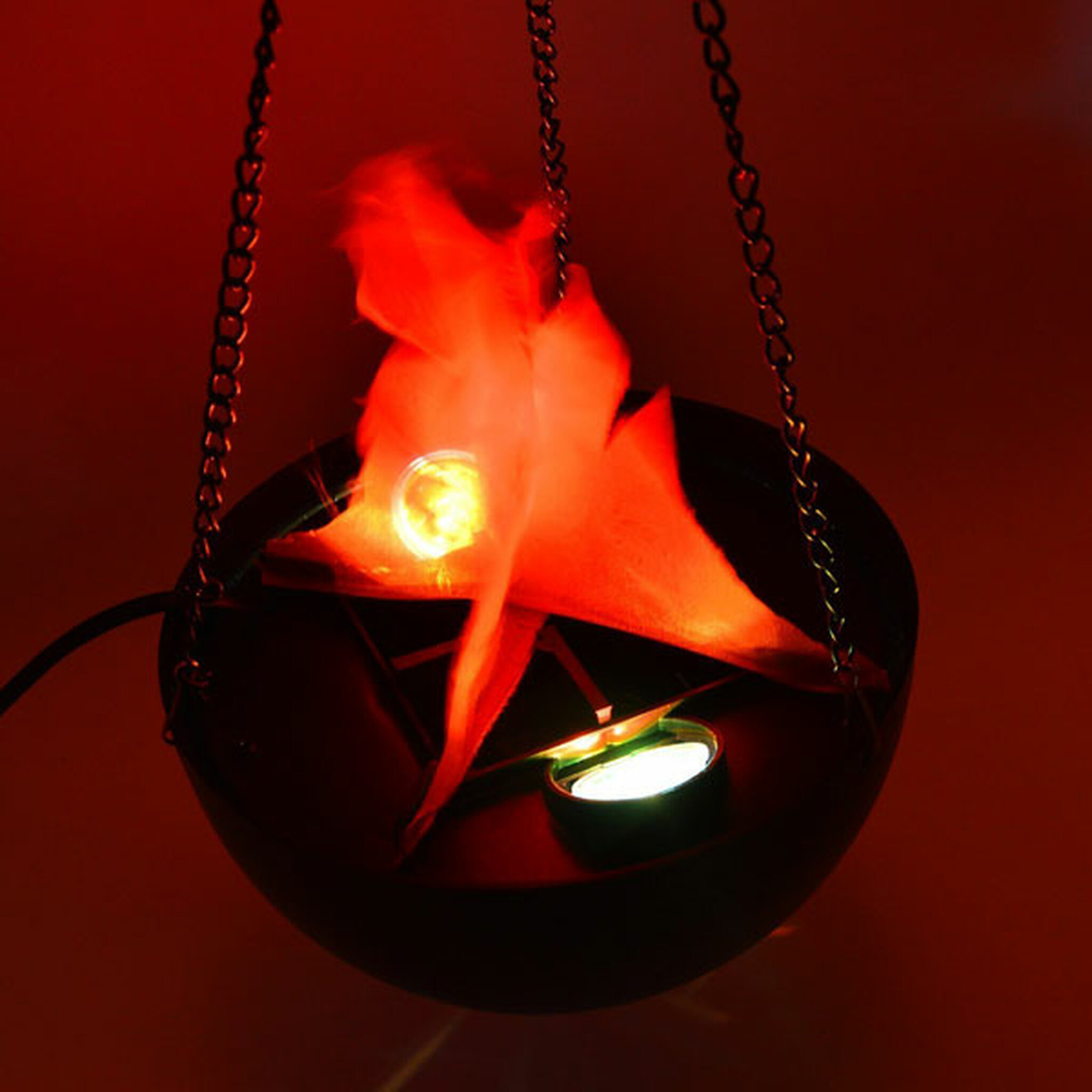 Detail Halloween Flaming Cauldron Nomer 26