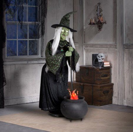 Detail Halloween Flaming Cauldron Nomer 29