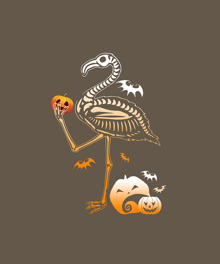 Detail Halloween Flamingos Skeleton Nomer 36