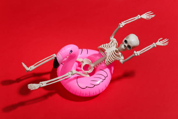 Detail Halloween Flamingos Skeleton Nomer 46