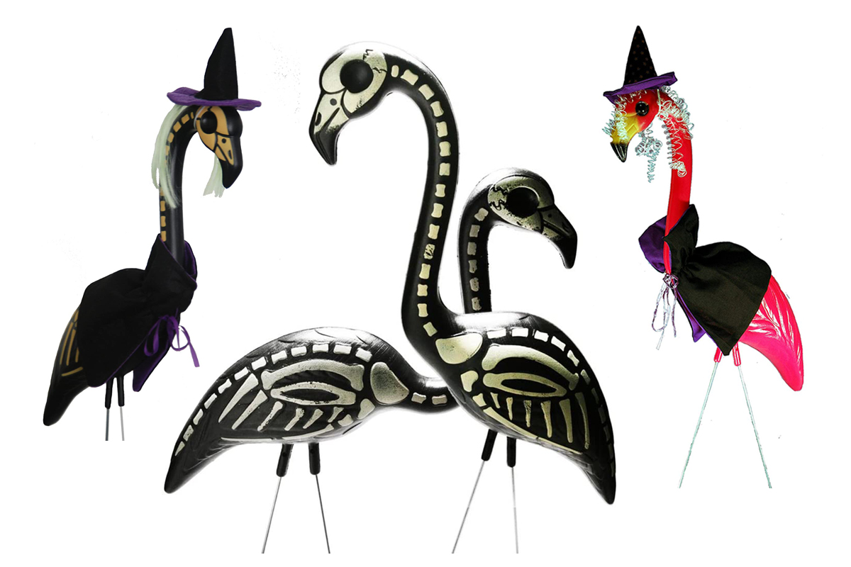 Detail Halloween Flamingos Skeleton Nomer 7