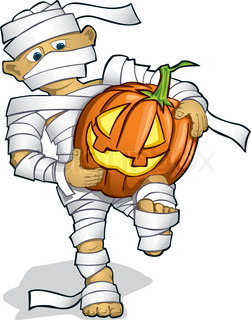 Detail Halloween Mummy Clip Art Nomer 39