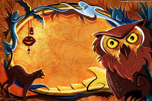 Detail Halloween Owls Wallpaper Nomer 19