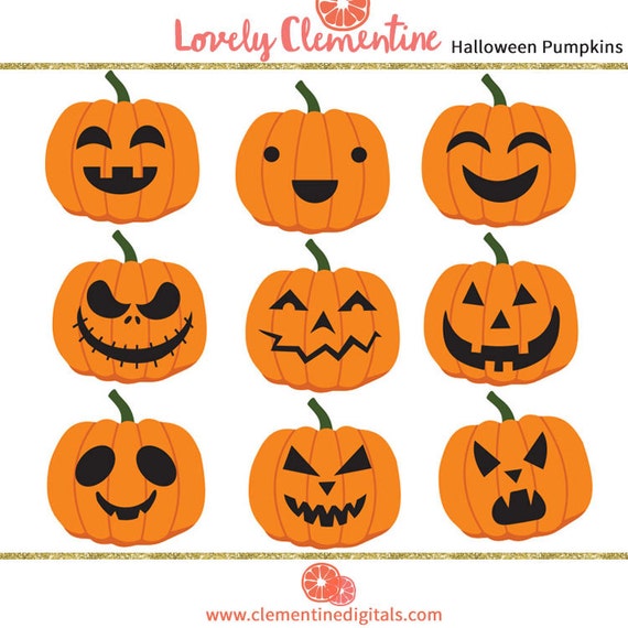 Detail Halloween Pumpkin Clipart Nomer 42