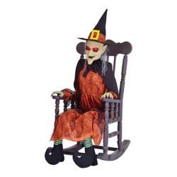 Detail Halloween Witch In Rocking Chair Nomer 30