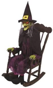 Detail Halloween Witch In Rocking Chair Nomer 6