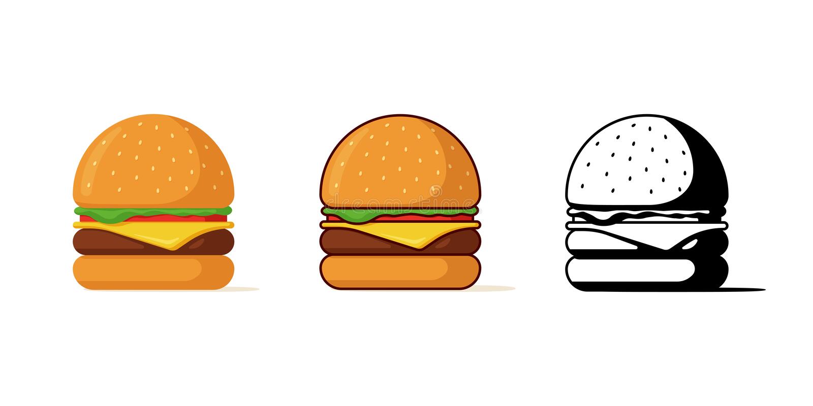 Detail Hamburger Bun Clip Art Nomer 53