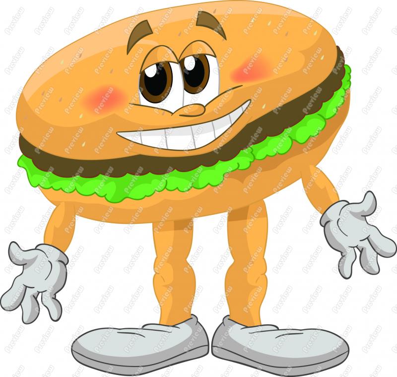 Detail Hamburger Clip Art Free Nomer 37