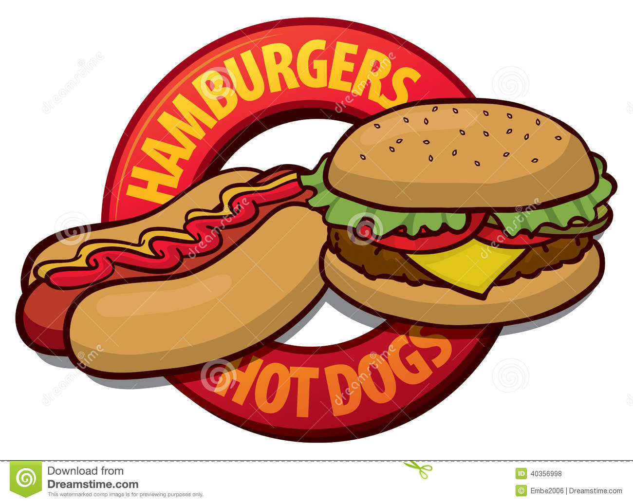 Detail Hamburger Clip Art Free Nomer 42