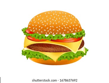 Detail Hamburger Clip Art Free Nomer 5