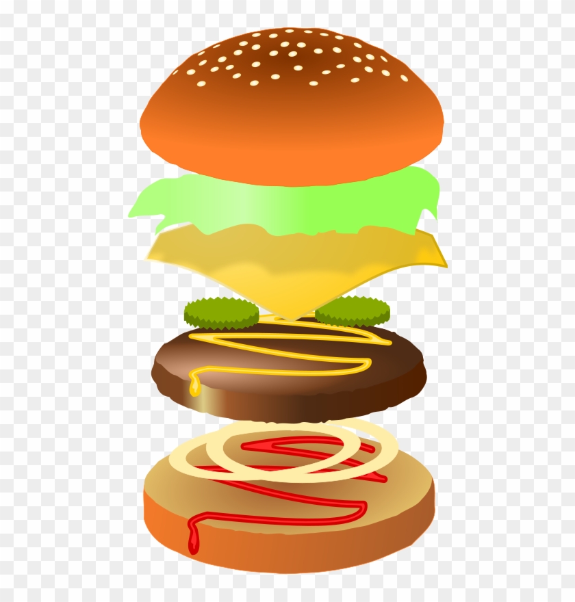 Detail Hamburger Clip Art Free Nomer 51