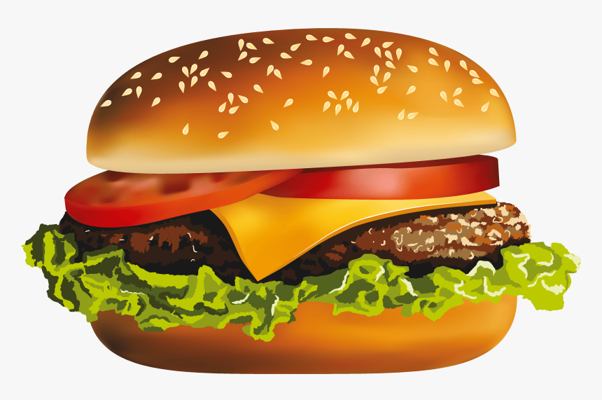 Download Hamburger Transparent Background Nomer 1