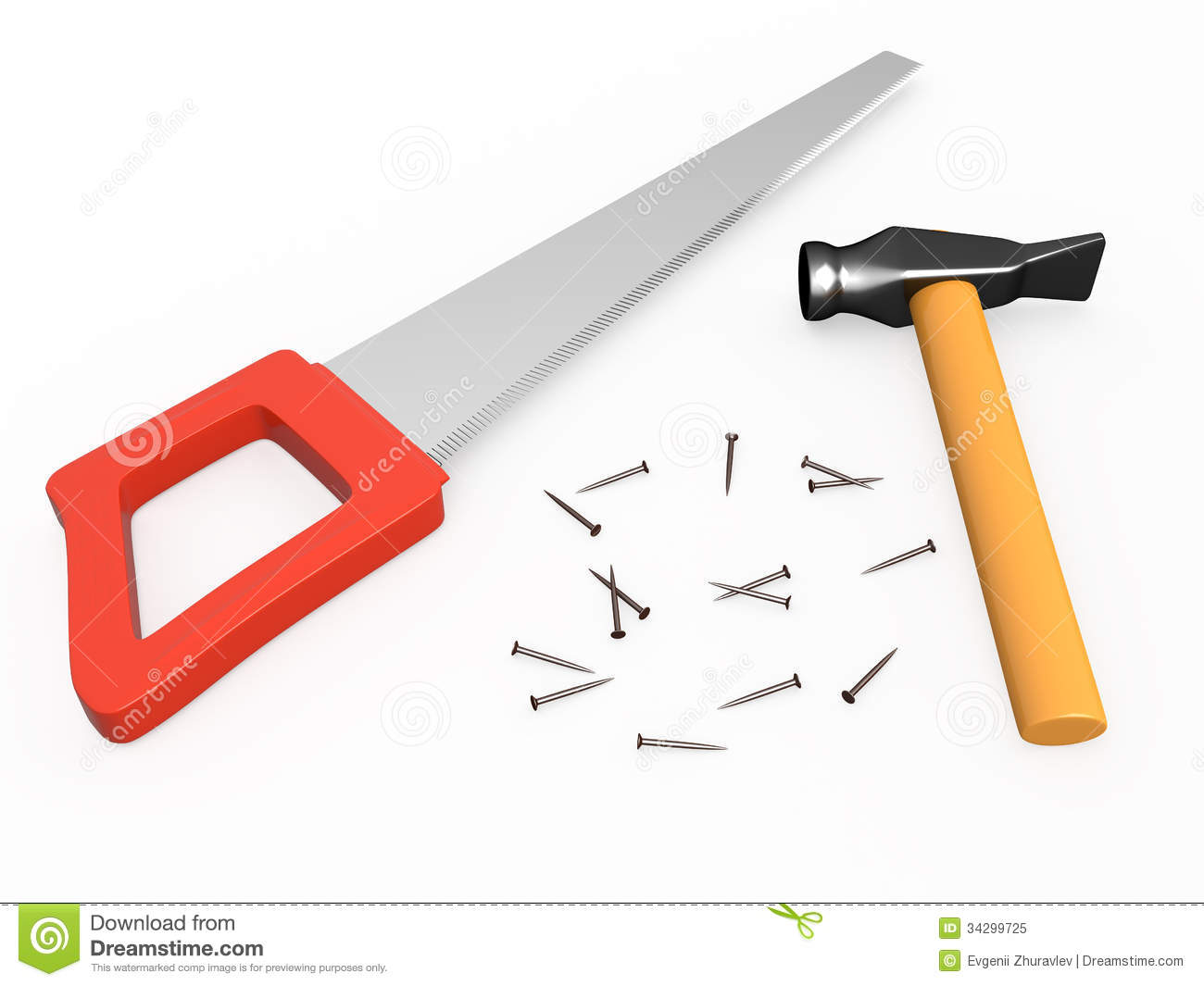 Detail Hammer And Saw Clipart Nomer 23