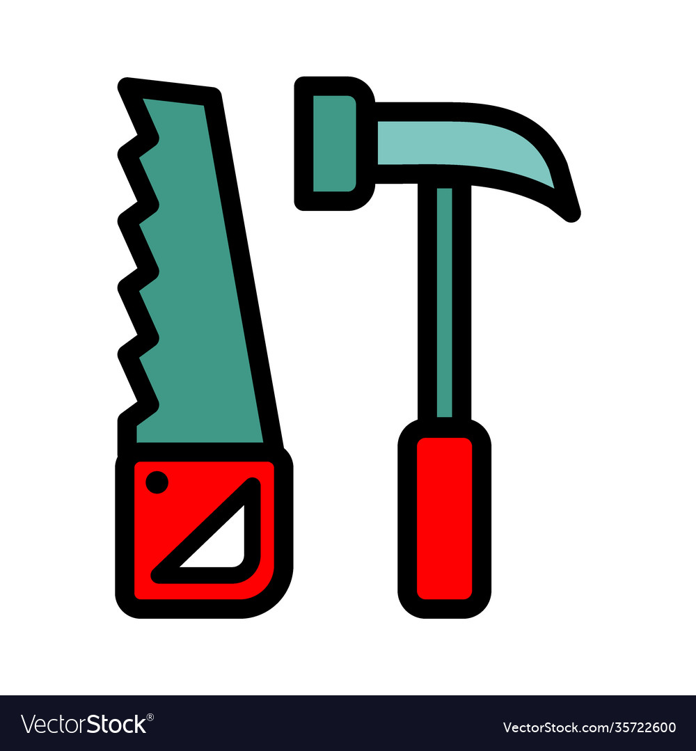Detail Hammer And Saw Clipart Nomer 25