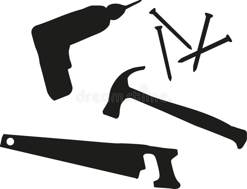 Detail Hammer And Saw Clipart Nomer 31