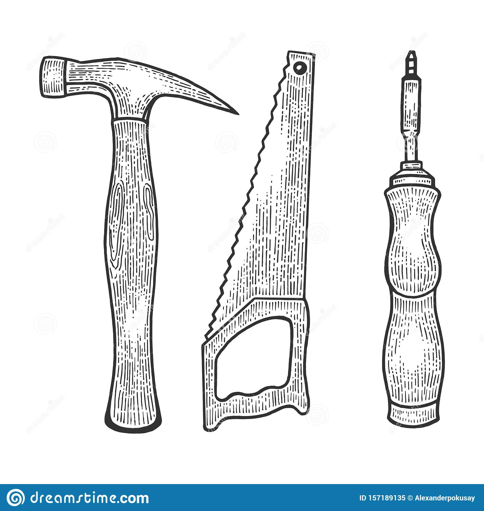 Detail Hammer And Saw Clipart Nomer 48