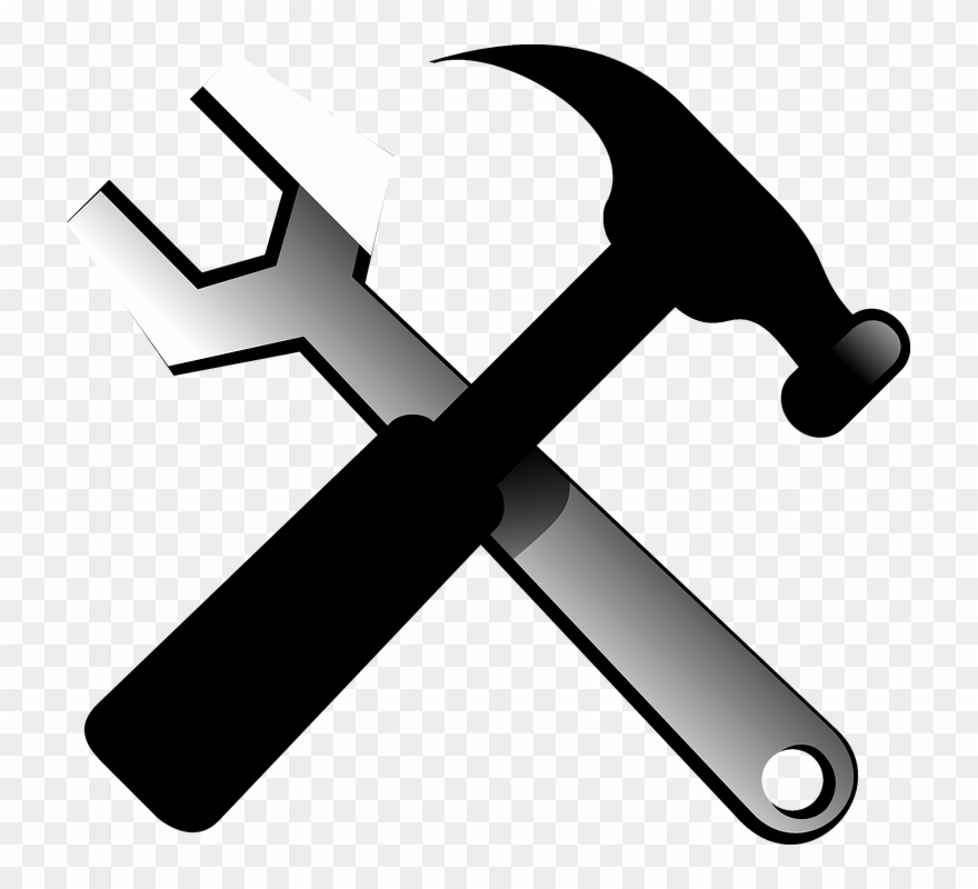 Detail Hammer And Wrench Clipart Nomer 16