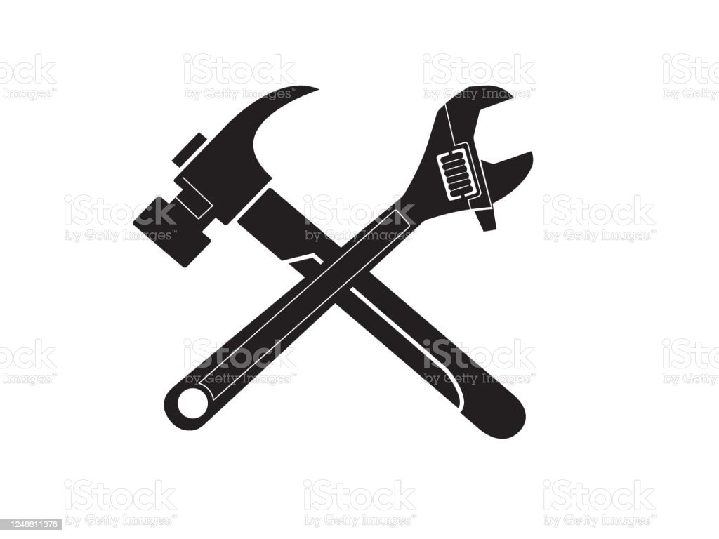 Detail Hammer And Wrench Clipart Nomer 44