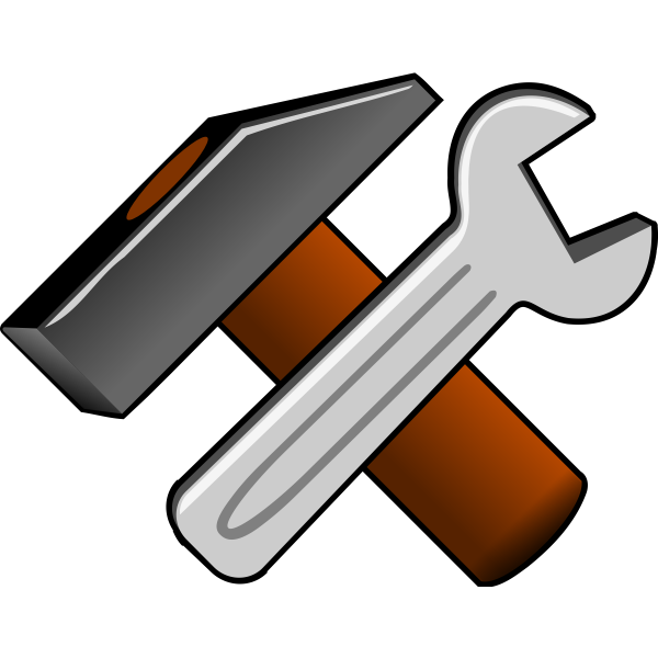 Detail Hammer And Wrench Clipart Nomer 48