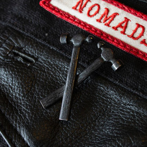 Detail Hammer Pin On Motorcycle Vest Nomer 45