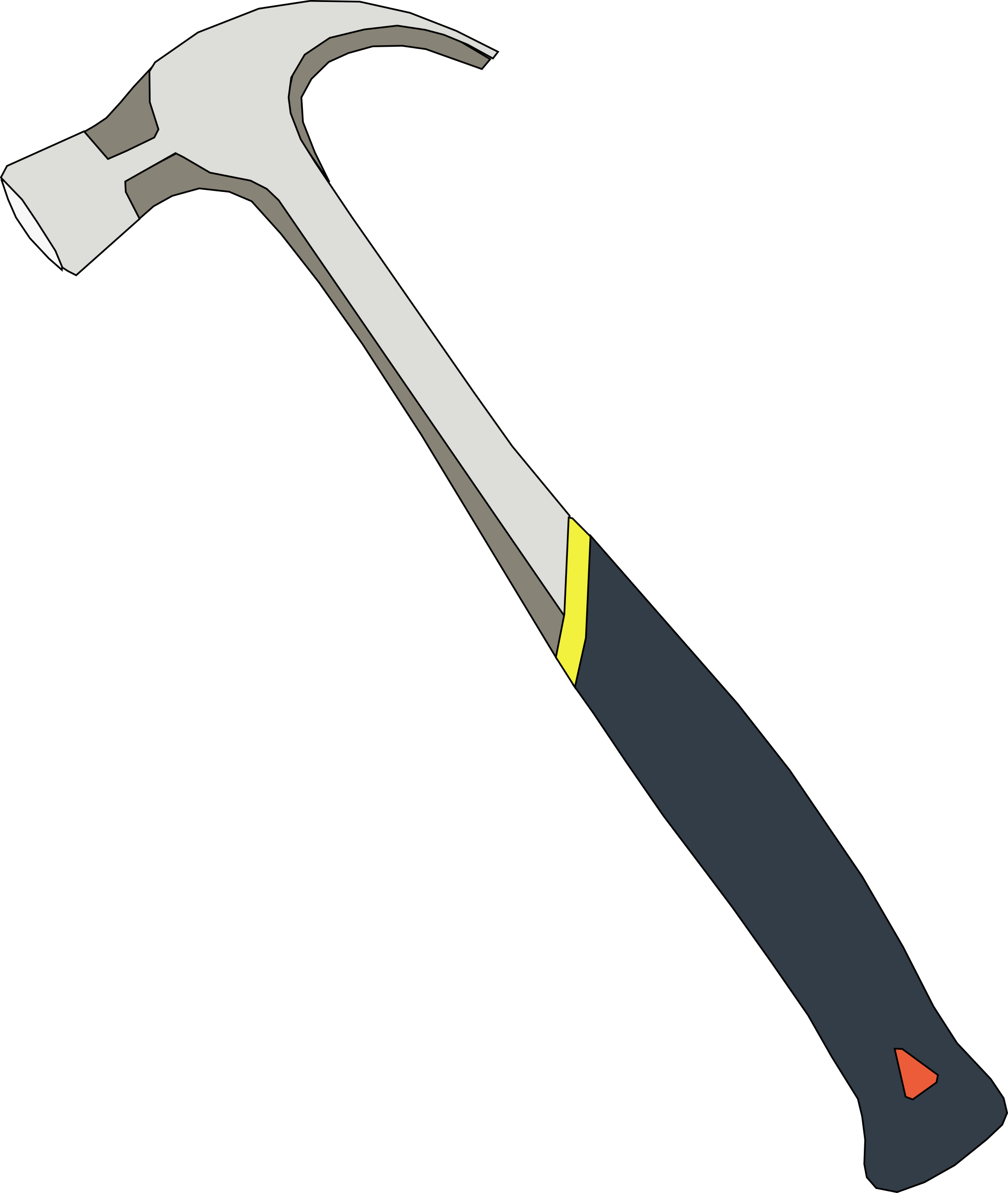 Detail Hammer Vector Png Nomer 55