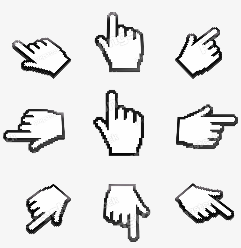 Detail Hand Cursor Transparent Png Nomer 36