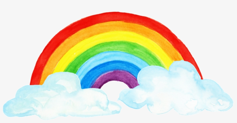 Detail Hand Drawn Rainbow Png Nomer 3