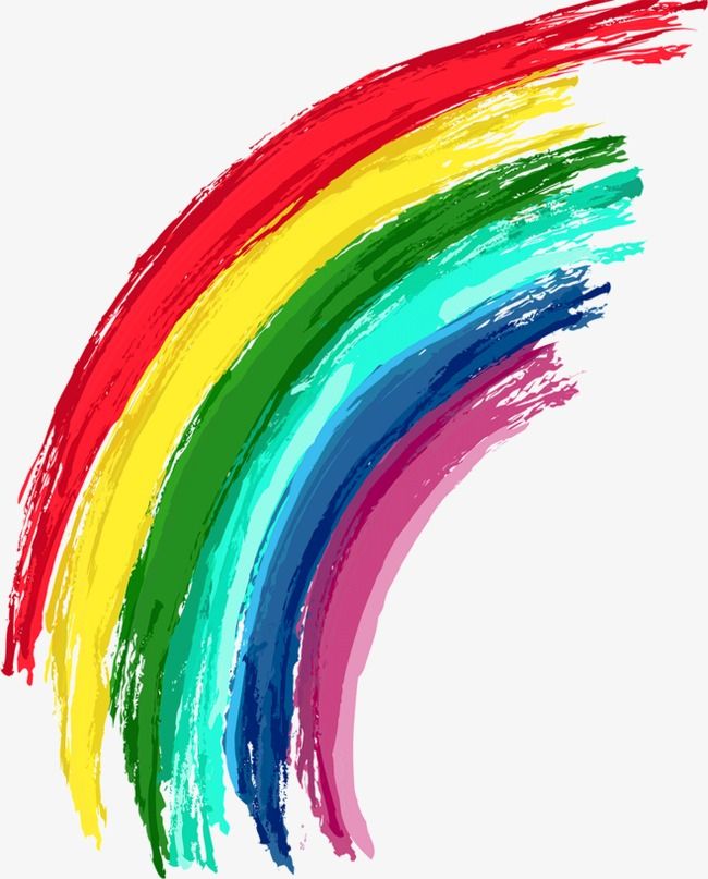 Detail Hand Drawn Rainbow Png Nomer 45