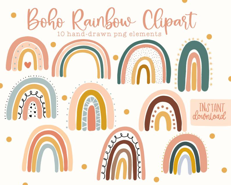 Detail Hand Drawn Rainbow Png Nomer 49