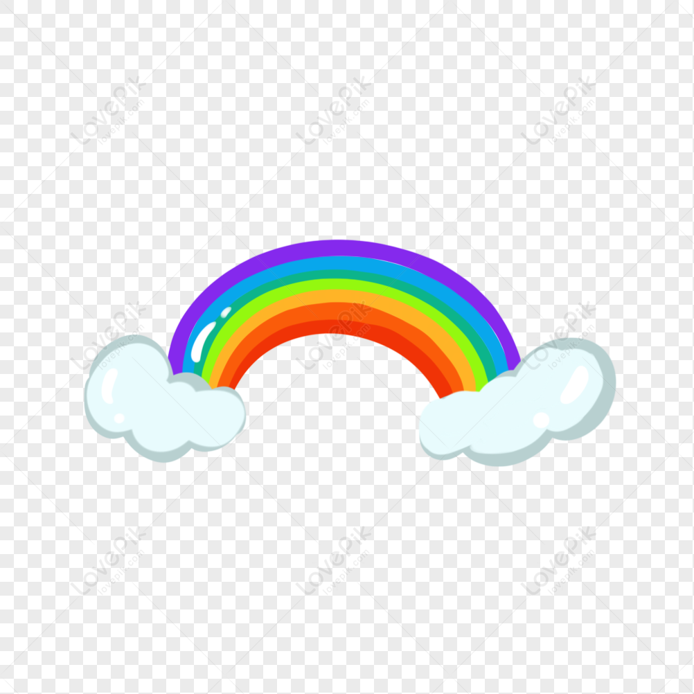 Detail Hand Drawn Rainbow Png Nomer 10