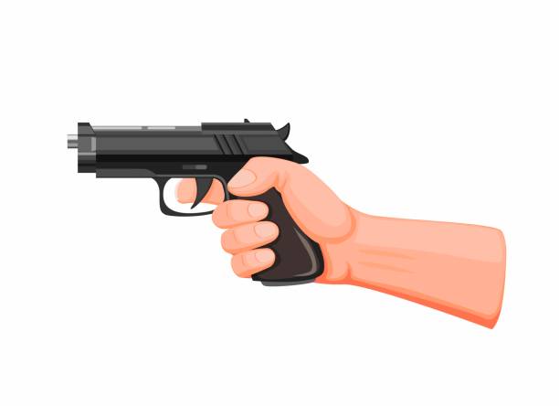 Detail Hand Gun Clipart Nomer 15