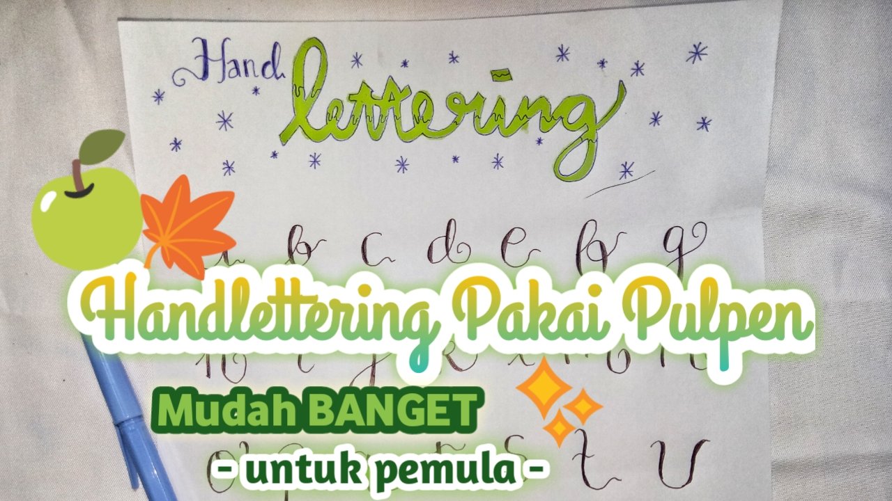 Detail Hand Lettering Pakai Pulpen Nomer 55